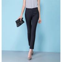 Pantalones Lápiz de Cintura Alta Elástica Largos, Cuello de Tobillo, Casuales para Mujeres, Primavera 2024 Oficina Formal - details 12