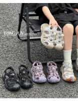Sandalias deportivas para niños 2025 verano nuevos zapatos para niñas niños ligeros bolsa cabeza sandalias bebé. - details 1