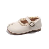 2025 nuevos zapatos planos para niños, zapatos sencillos de cuero de princesa Lolita para niñas, zapatos informales de moda plisados y versátiles para caminar para niños - details 22