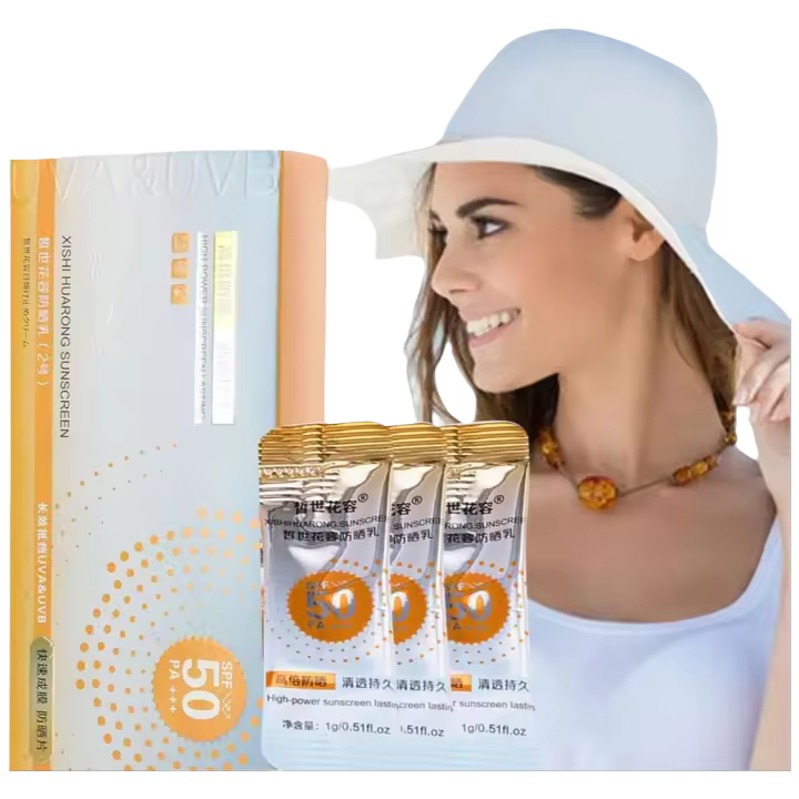 Protector solar facial Bloque UV SPF +++ Protector solar Control de aceite Aislamiento Anti-Uv Reparación de la piel facial Refrescante No pegajoso - 1