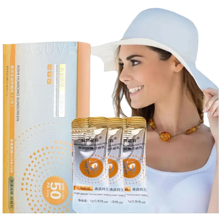 Protector solar facial Bloque UV SPF +++ Protector solar Control de aceite Aislamiento Anti-Uv Reparación de la piel facial Refrescante No pegajoso - 1