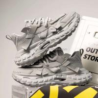 Zapatos deportivos de moda con suela gruesa, informales, transpirables, de malla, para correr, con logotipo de Dropshipping - details 1