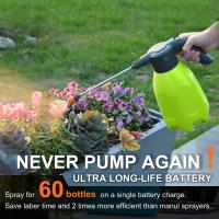 Botella pulverizadora eléctrica de 2L/0,5 galones, pulverizador con batería recargable, 60 botellas en una sola carga, señor automático de plantas, pulverizador con bomba, regadera interior para plantas - details 3