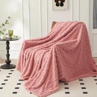 Tuff-manta de franela a rayas de terciopelo para adultos, funda de cama suave, colcha mullida de punto cálido, sofá y dormitorio, Invierno - details 2
