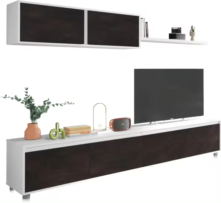 Conjunto Reversible de Salón Mueble de TV Módulos de Comedor Modelo Arlet - 1
