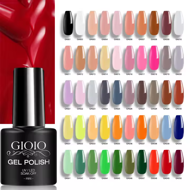 Juego de esmaltes de uñas Stater, colección de esmaltes de uñas coloridos con capa Base, capa superior, capa superior mate, capa superior dorada, Gel de capa superior, perfecto f - 1