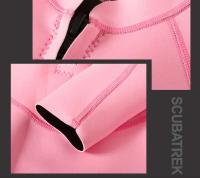 Mujer Diver 2mm neopreno equipo de buceo rosa Bikini de manga larga traje de baño coreano surf traje de baño Snorkeg - details 5