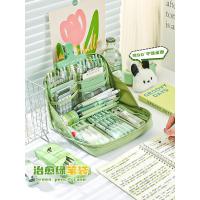 Estuche de lápices de gran capacidad panda de 12 capas modelo de niña estudiantes de primaria escuela secundaria niños y niñas estuche de lápices de papelería de alto valor - details 5