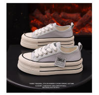Zapatos de cuero con plataforma aumentada para mujer, zapatillas informales de estilo Joker, color blanco, novedad de 2024 - details 29
