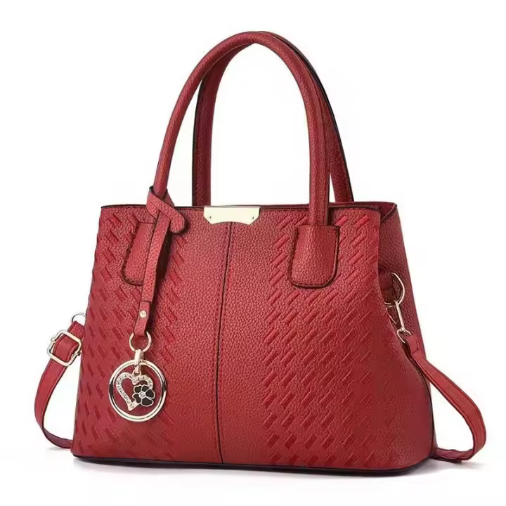 Nuevo bolso de moda con patrón de lichi bordado para mujer de comercio exterior europeo y americano, bolso oblicuo de hombro, mochila de lujo de alta gama - 1