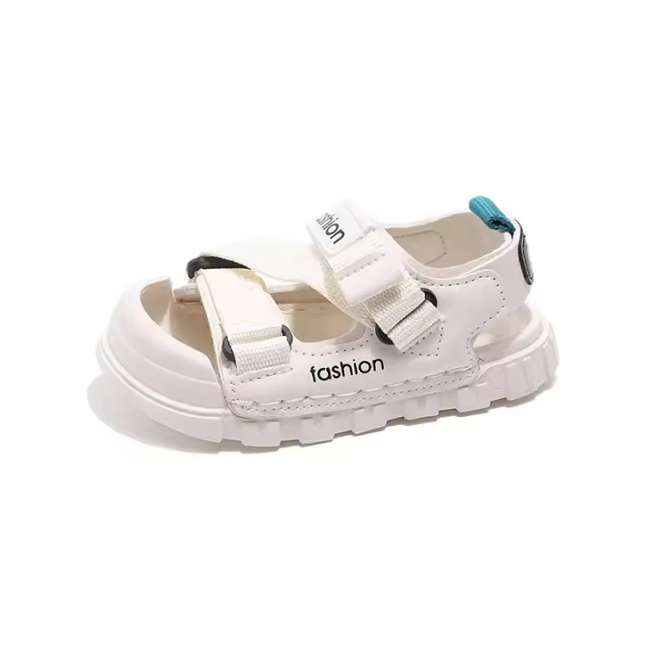Sandalias de moda para niños y niñas, zapatos planos con tapa, bonitos, versátiles, antideslizantes, resistentes al desgaste, verano, 2024 - 1