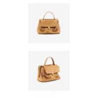 Bolso de mano para documentos, bolso de viaje portátil minimalista 2025 nuevo bolso de mensajero de hombro con textura de gran capacidad para mujer - details 15