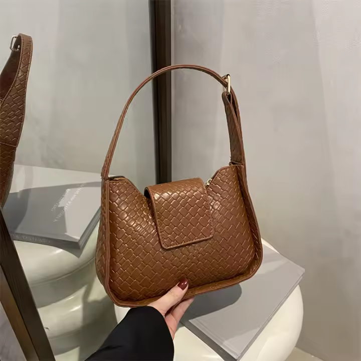 Bolso de mano de alta gama para mujer, bandolera de hombro, versátil, a la moda, para ir al trabajo, 2025 - 1