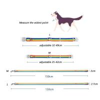 Cuerda tracción perros grandes, medianos y pequeños, Collar correa de nailon tejida, accesorios para mascotas, arcoíris, nuevo - details 4