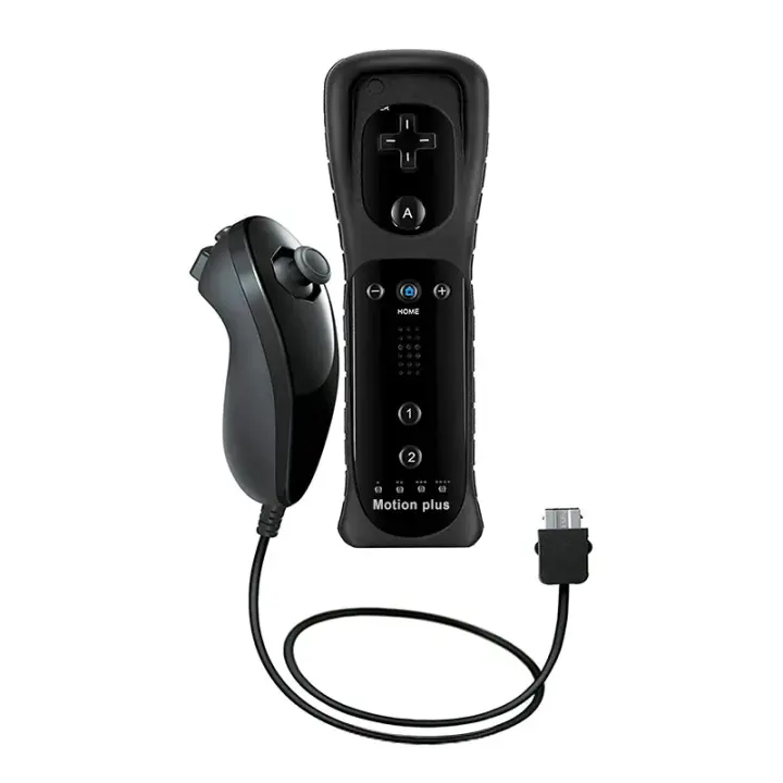 Mando inalámbrico 2 en 1 con Motion Plus, Nunchuck, para Wii, Wii U - 1