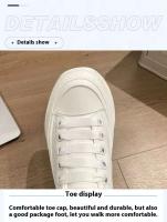 2024 primavera nuevo M05 zapatos de tenis de encaje Casual para hombres blanco de corte bajo deportes y ocio invierno fondo grueso - details 4