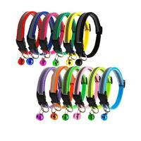 Collar Reflectante para Mascotas Nocturnas Correa Ajustable con Campana para Perros y Gatos - details 1