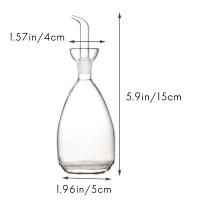 Olla de aceite de vidrio de borosilicato alto, botella de condimento de cocina, olla de salsa de soja creativa - details 0