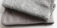 Guantes de piel de oveja para mujer, manoplas cortas de terciopelo fino para pantalla táctil, de cuero, de buena calidad, para invierno, 2226 - details 137