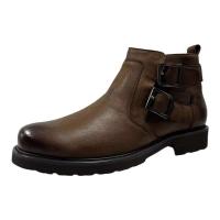 Botas de cuero para hombre hechas a mano de invierno de diseño italiano de alta calidad - details 0