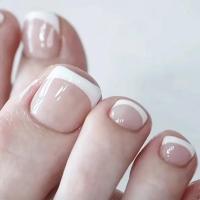 ARTAUG Set De 24 Uñas Postizas Cortas Cuadradas Rojo Vino Solido Cubiertas Completo Uñas Postizas Para Verano Uñas Fake Delicadas - details 10