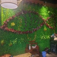 Panel de pared de plantas artificiales DIY, girasol, vida eterna, alfombra de eucalipto Artificial, sin riego, protección UV - details 36