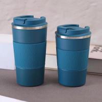 Taza de Vacío Aislada de Acero Inoxidable 304 Estilo de Cuero de Tercera Generación - details 2