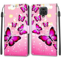 Funda tipo billetera de mariposa para Xiaomi Redmi Note 7, 8, 9 Pro Max, 8T, 9S, tapa magnética, ranura para tarjeta, cubierta trasera protectora - details 31
