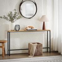 Mesa de Entrada Recibidor Mesa de Consola MDF y Hierro 120 x 80 x 20 cm FSB19-XL-N ES - details 34