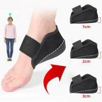 Plantilla de aumento de altura para hombre y mujer, protectores de medio talón, almohadilla de suela, absorción de impacto, cojín de pie - details 15