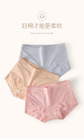Bragas de cintura media de algodón para mujer, Pantalones cortos, triangulares, transpirables, de gran tamaño - details 11