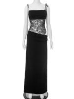 Nuevo Modelo Vestidos Elegantes con Recortes para Mujer, Sexy con Tirantes Finos, Vestido de Fiesta de Vacaciones con Parches, Verano 2025 sin Espalda - details 25