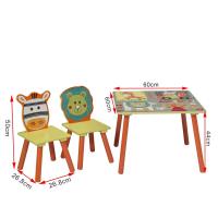 2 Sillas Muebles Animales del Bosque Juegos de Mesa y sillas en Edad Preescolar Muebles para Niños - details 2