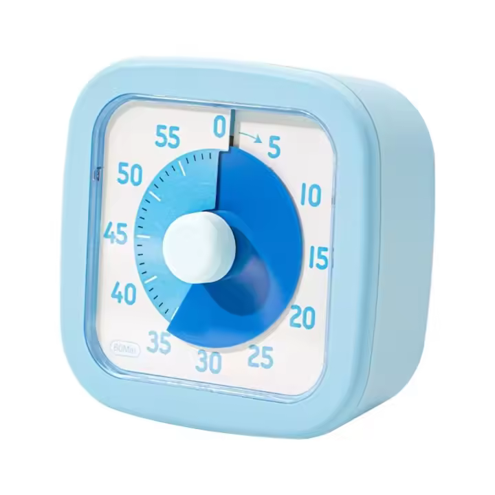 Temporizador Visual de 60 minutos, visualización de autodisciplina, temporizador de Cuenta atrás, gestión del tiempo, temporizador de cocina silencioso, estudio para niños - 1