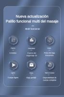 Masajeador Portátil de Pulso EMS, Dispositivo Eléctrico Mini con Parche de Gel para Masaje, Estimulador Muscular TENS para Alivio del Dolor en Cuello, Espalda y Abdomen - details 1