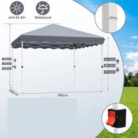 Tenta de Gazebo Instantánea de 3x3M Tu Refugio al Aire Libre Plegable con Bolsa y Sandbags - details 22