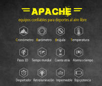 NORTH EDGE Apache3-reloj táctico para hombre, barómetro, brújula, resistente al agua hasta 50m - details 0