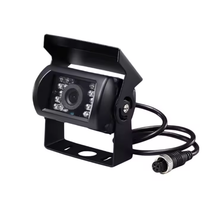 Monitor de vista trasera para coche, cámara de marcha atrás, 700Tvl, Ccd, 18 led Ir, 12/24V, para camión, caravana, autobús - 1