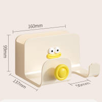 Estante de almacenamiento para secador de pelo montado en la pared, soporte multifuncional para afeitadora y almacenamiento para baño - details 6