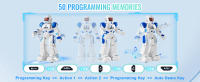 SucceBuy Robot RC Juguete Inteligente Interactivo para Niños Sensible a los Gestos Programable - details 1