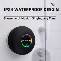 Altavoz Bluetooth, portátil e impermeable con ventosa, altavoz de baño compacto - details 5