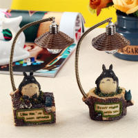 Totoro-luz nocturna de estilo japonés para decoración de habitación, lámparas de dormitorio, regalo de cumpleaños creativo, Anime, Luffy, hecho a mano para estudiantes - details 3