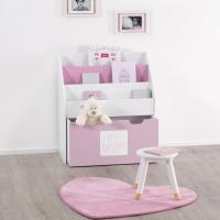 Librería Gris con contenedor con Ruedas, L. 62,5 x l. 30 x H. 70 cm (JJ1044) - details 13