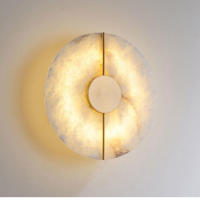 Tomaxin Lámpara de Pared de Mármol 20CM Luz Nocturna de 3W Diseño Sencillo y Natural - details 8