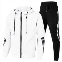 2025 Otoño/Invierno nuevos hombres Casual moda deportiva conjunto con capucha y cremallera para hombres y mujeres sudadera con capucha y pantalones para correr conjunto de dos piezas - details 0