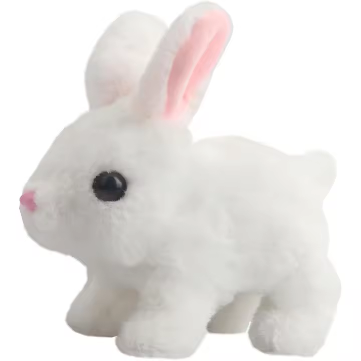 Juguete de Conejo de Peluche Electrónico Diversión Interactiva para Niños Diseño Realista de Conejo - 1