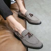 Nuevos zapatos occidentales informales de cuero para hombre, talla 48 US 14, de diseñador, fáciles de usar - details 10