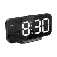 ORIA-reloj despertador Digital LED de 6,7 pulgadas, dispositivo electrónico para mesita de noche y escritorio, 12/24H - details 9