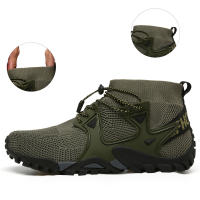 Zapatos de Senderismo para Hombres RUNSUN DAILY Secado Rápido Antideslizantes para Deportes al Aire Libre Zapatillas de Mujer para Escalada Montaña Material de Zanata y Malla - details 4