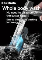 Afeitadora de Cepillo Cargable USB Cortapelos Inteligente Lavable Clippers de Barbero - details 8